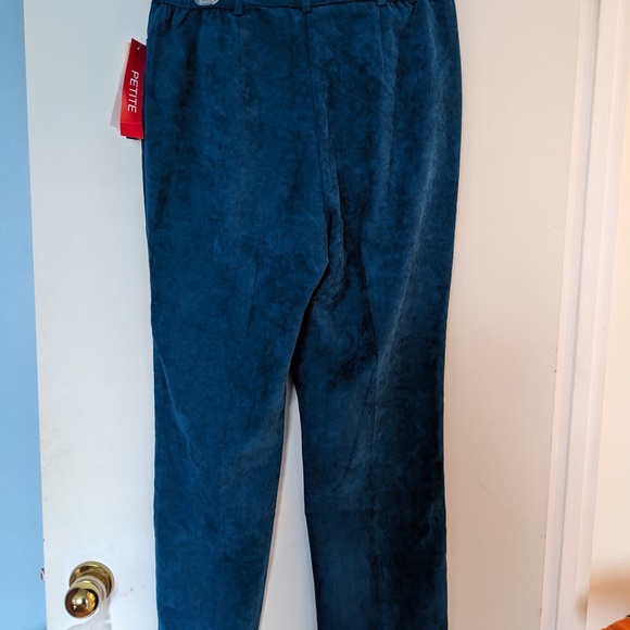Corduroy blue pants size 10 - Picture 2 of 2